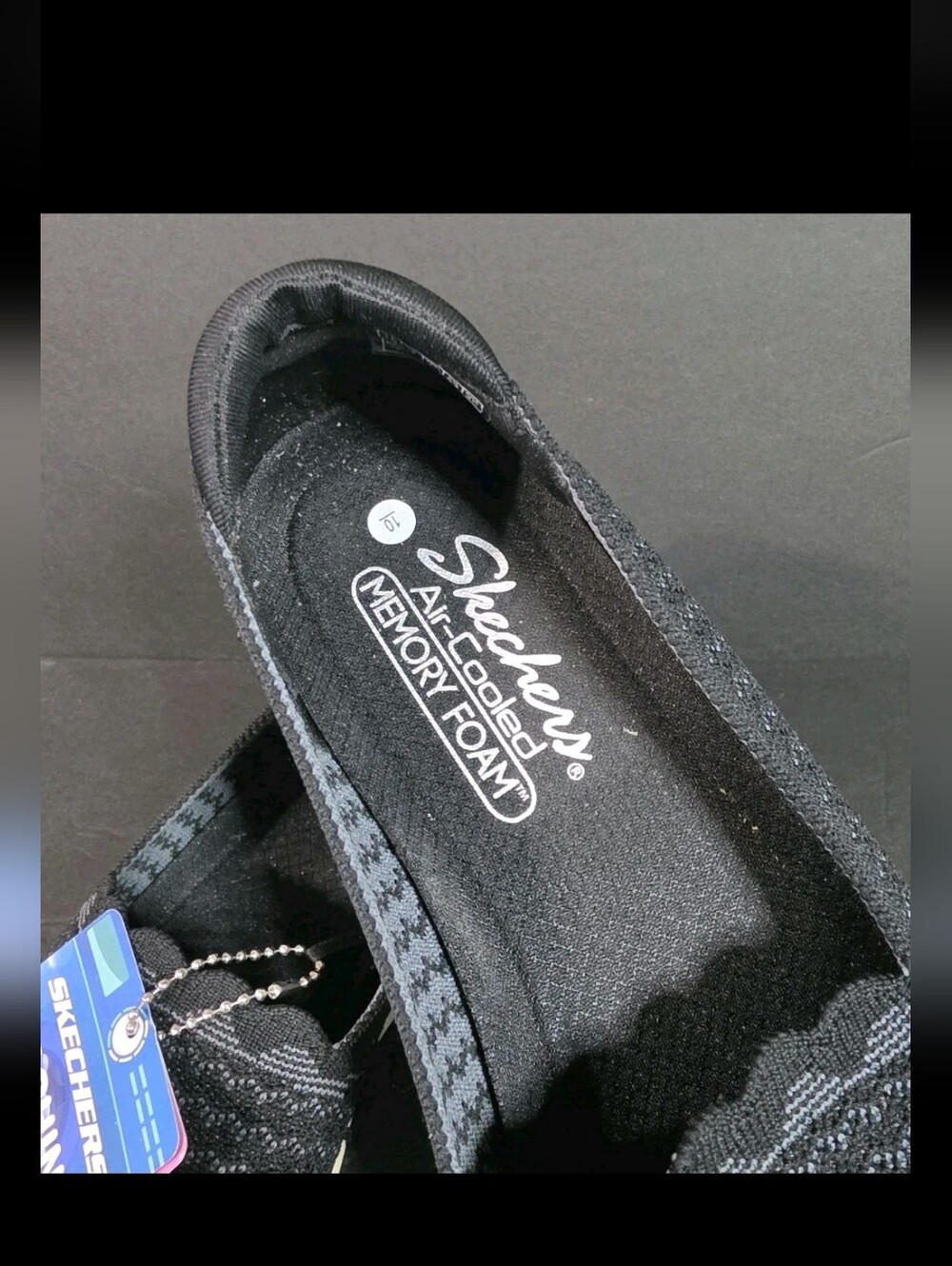 Skechers Black Slip-On Memory Foam Loafers for WoMen - Picture 4 of 7